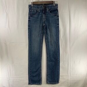 Cody James Jeans Boys 12 Blue Straight Leg Western Denim Adjustable Waist